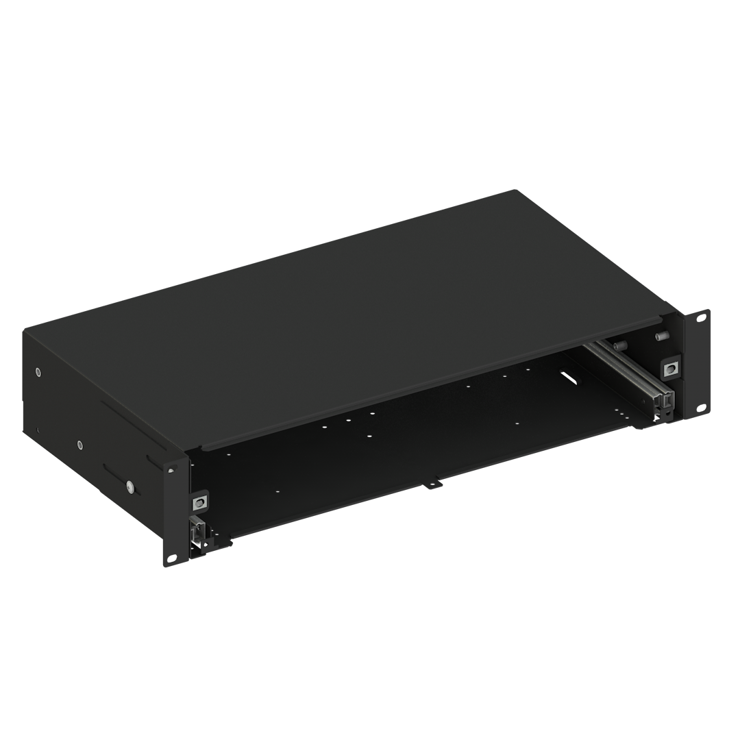 Optislide Railed 2U Patch Panel