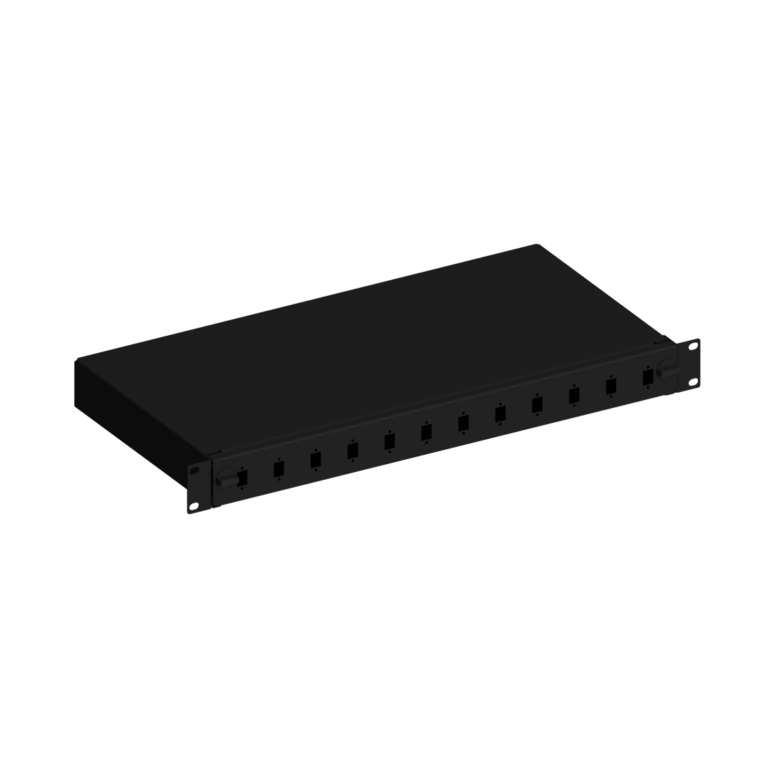 Ecoslide 1U Patch Panel