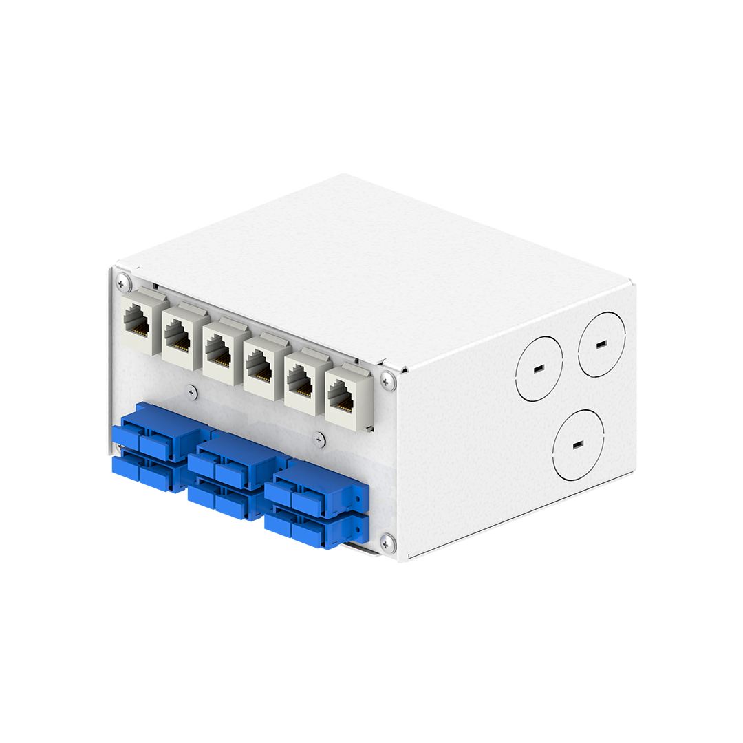 Fiber Optik Hybrid DIN Rail Kutu