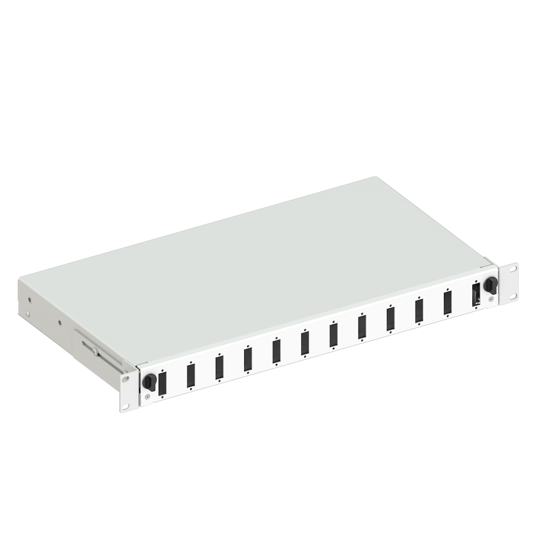 Optislide Railed 1U Patch Panel