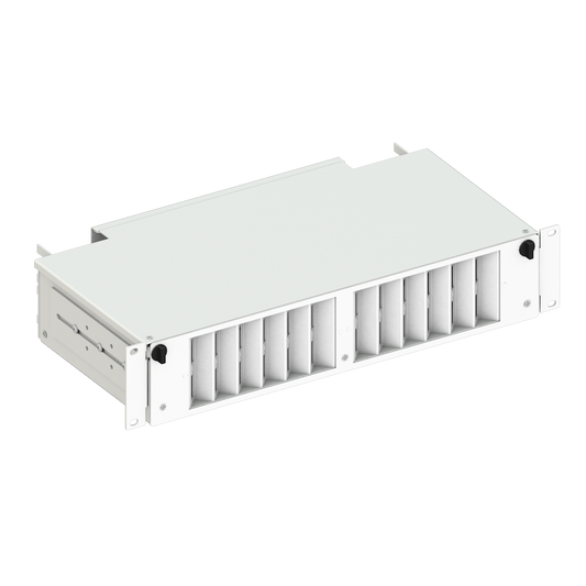 Railsystem Angled 2U Patch Panel