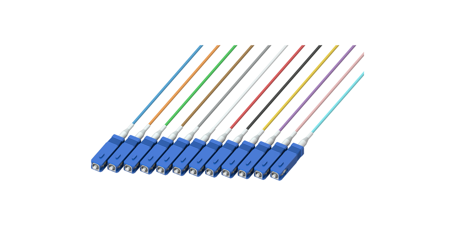 SC/UPC 12 Renk Pigtail