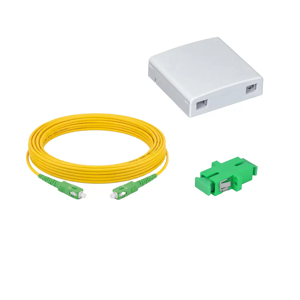 Fiber Modem Taşıma Seti – Priz Kutulu