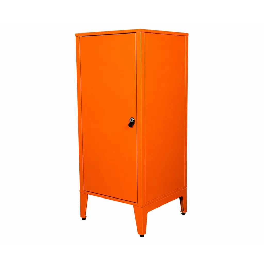 Alfahome Ziglat 1110 Serisi Metal Kapaklı Orta Boy Kilitli Ofis Dolabı - Turuncu