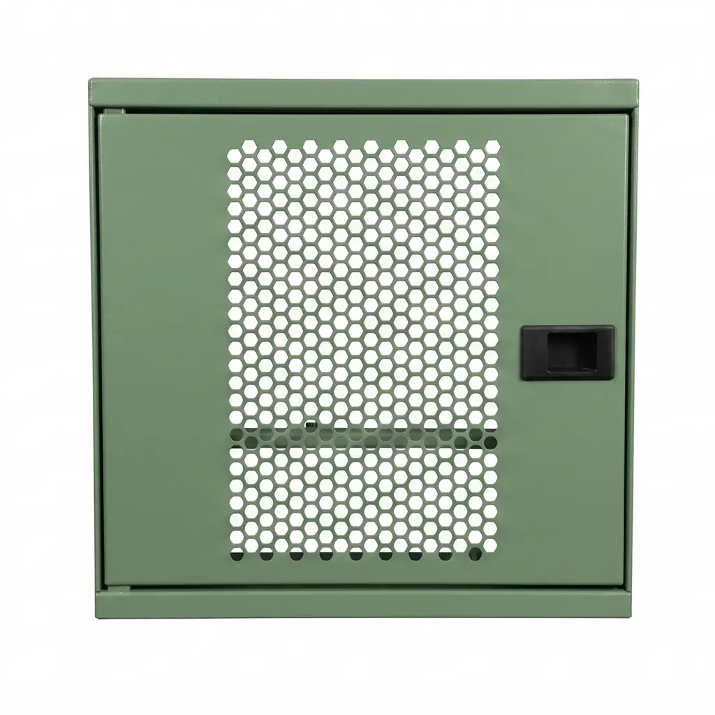 Alfahome Ziglat 280 Serisi Wifi Box ve Modem Kutusu- Kilitli Metal Dolap - Yeşil