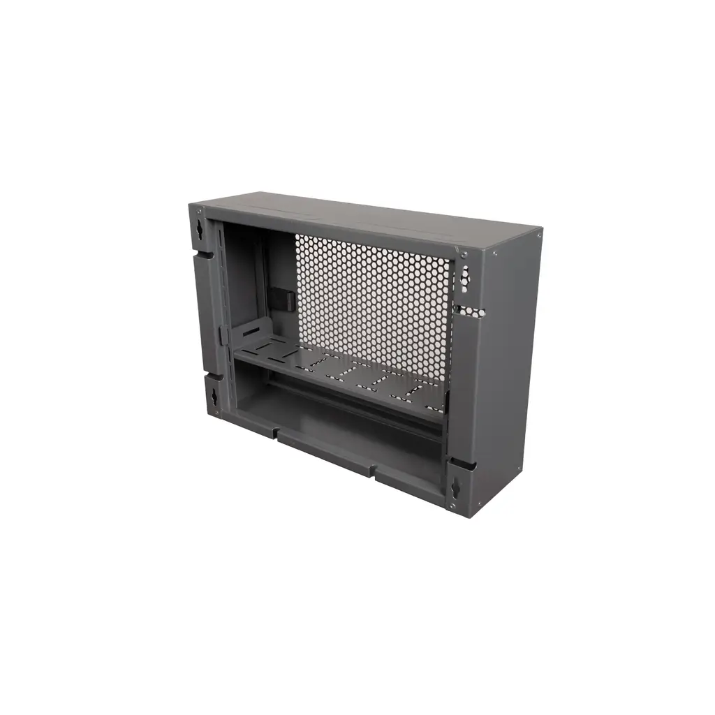 Alfahome Ziglat 400 Serisi Wifi Box ve Modem Kutusu- Kilitli Metal Dolap - Antrasit Gri